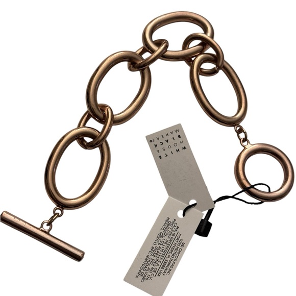 White House Black Market Jewelry - BRASS ROSE GOLD PLATED BRACELET